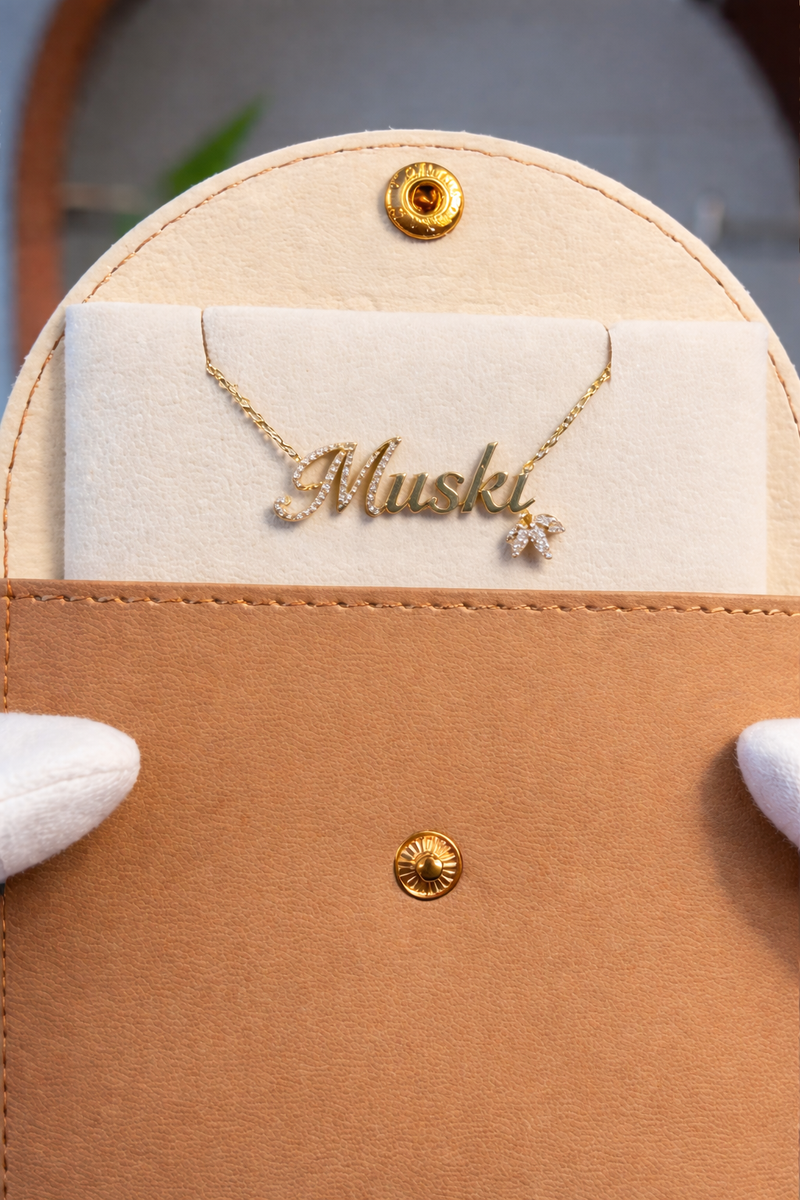 Muse Diamond Necklace detail view