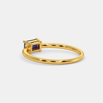 Sapphire Cut Ring