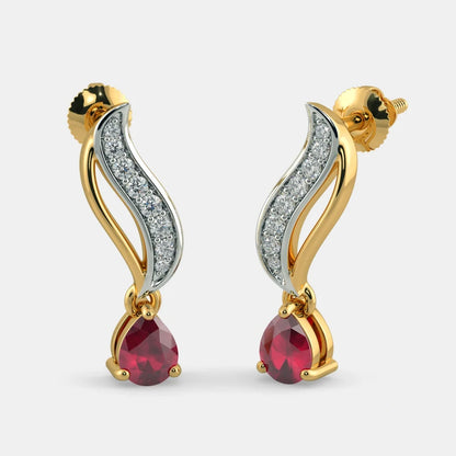 The Panache Drop Earrings - 925 SILVER