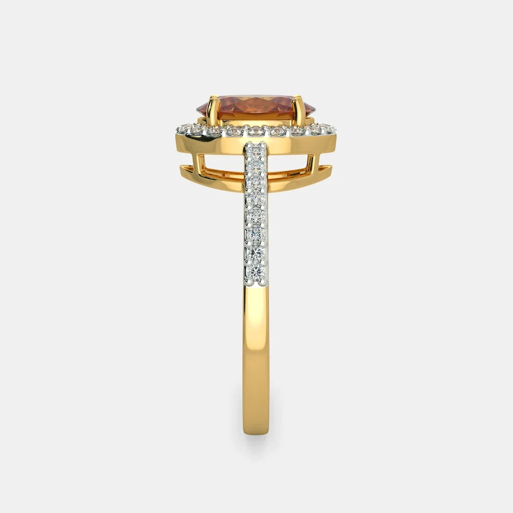 The Citrus Solaris Ring - 925 Sterling Silver