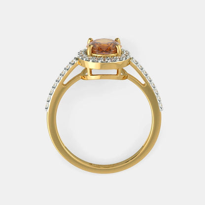 The Citrus Solaris Ring - 925 Sterling Silver