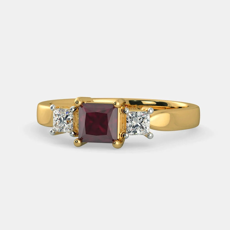 خاتم روزاليا الياقوتي detail view