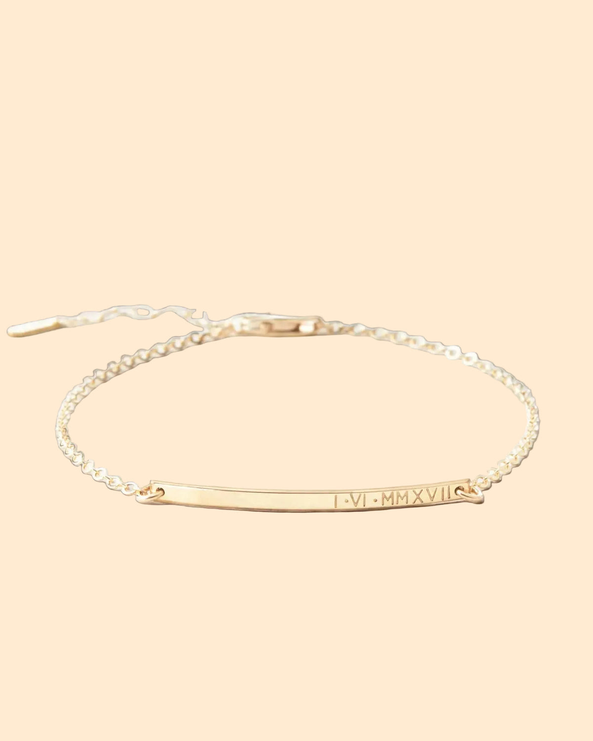 Tiny Bar Personalized Bracelet