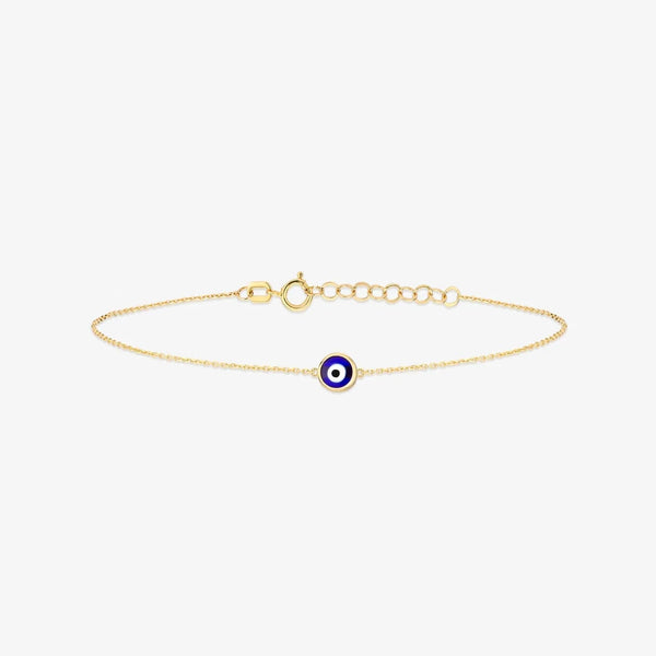 Minimal Evil Eye Bracelet