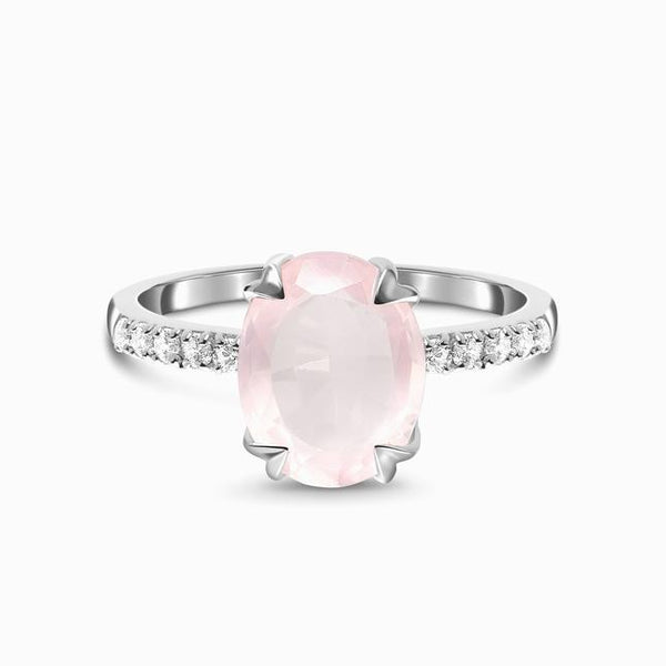 ROSE QUARTZ RING