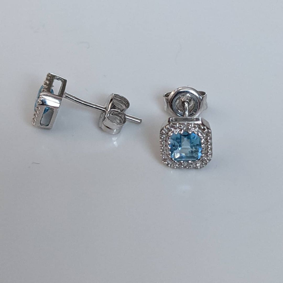 AQUA MARINE EARRINGS