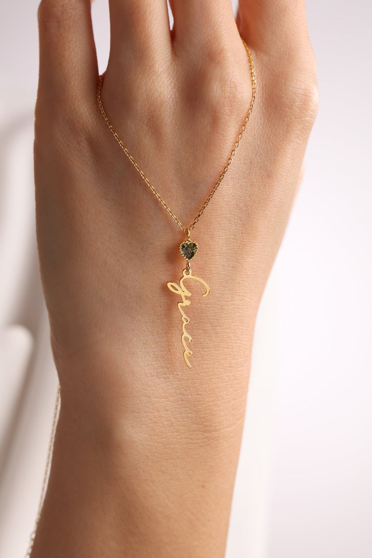 Forever Name & Birthstone Necklace
