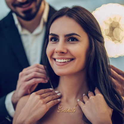 Wire Name Necklace