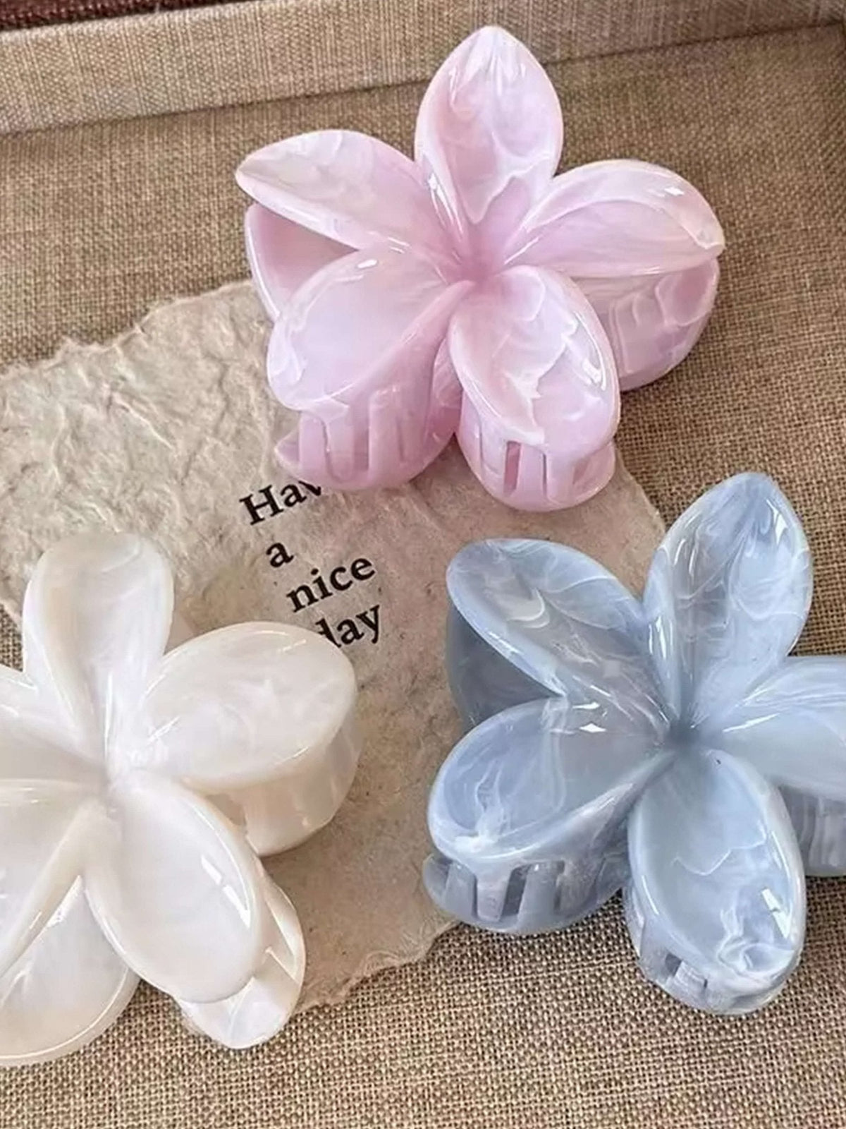Floral Hair Claw