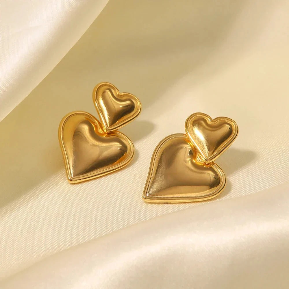 Heart earrings