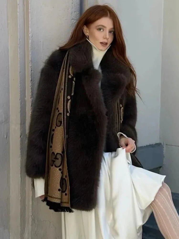 Lena Oversized Faux Fur Coat