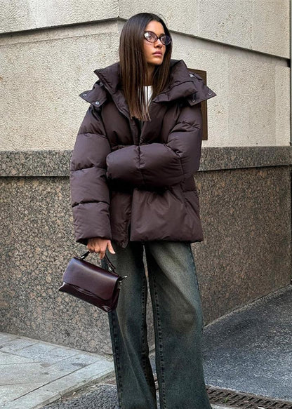 Leila Oversized Detachable Hood Puffer Jacket